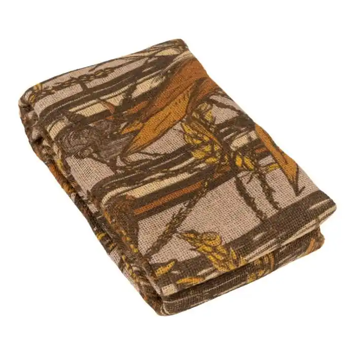 12x54 inch Camo Burlap Glare Free Hunting Blind Material Natural Grain Belt