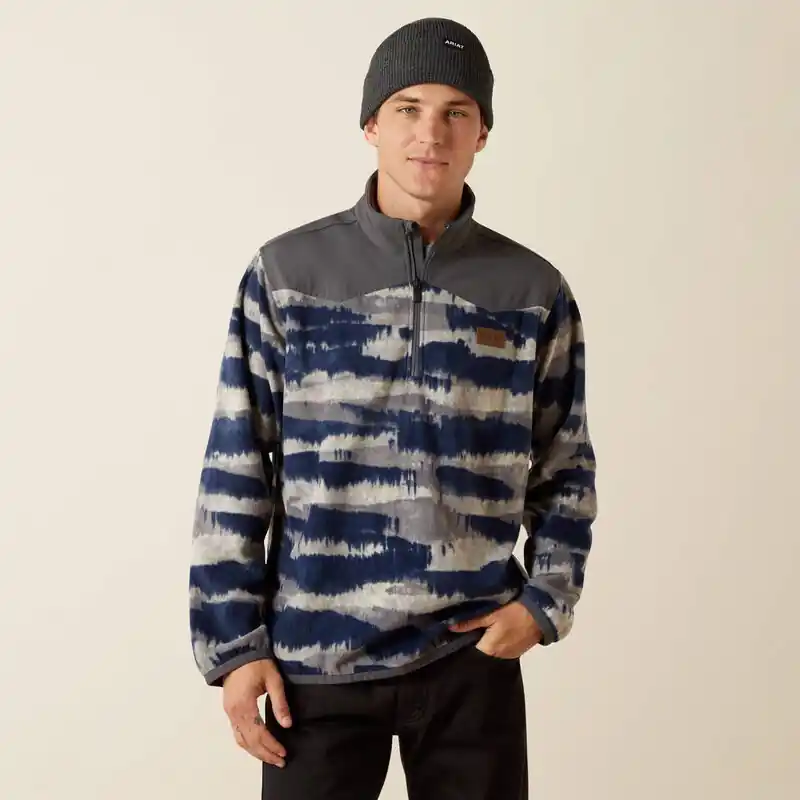 Basis Fleece Sweater in Grey by Ariat