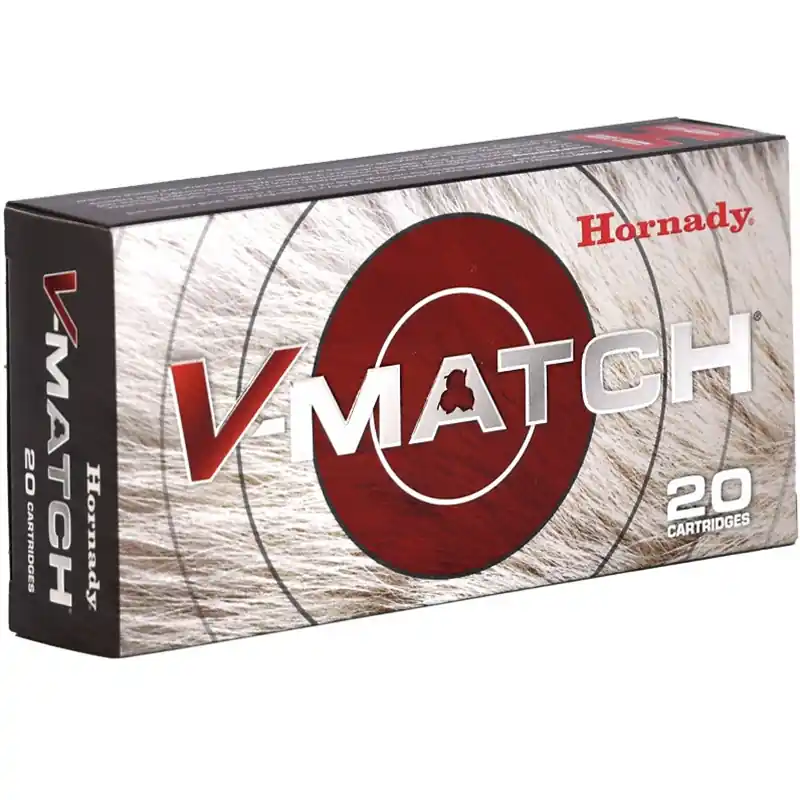 Hornady V Match 3,550 fps 22 Creedmoor 69 Grain Extremely Low Drag Rifle Ammunition