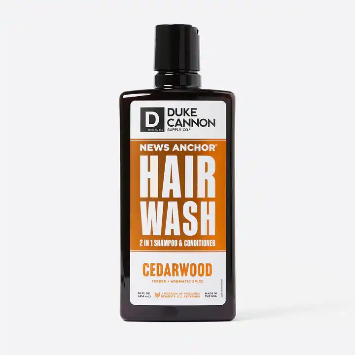 News Anchor 2n1 Hair Wash Cedar by Duke Cannon
