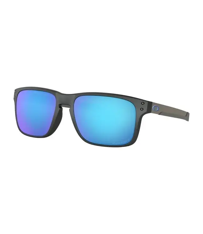 Holbrook Sunglasses with Mix Steel Frames and Prizm Sapphire Polarized Lens by Oakley
