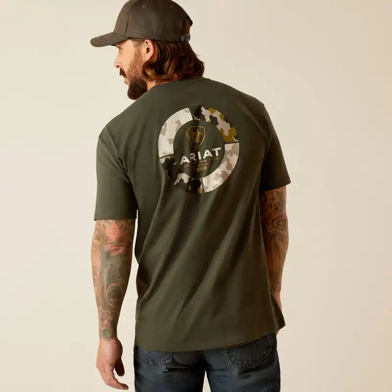 Camo Rings Short Sleeve Tee Shirt by Ariat