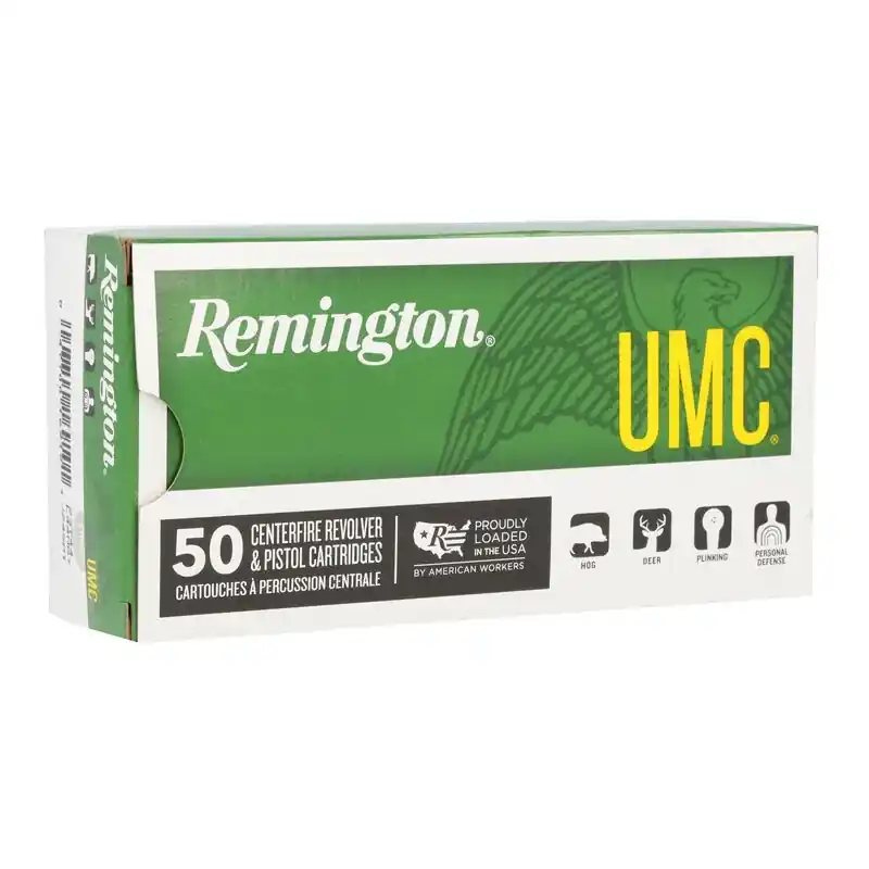 Remington UMC 1,610 fps 44 Remington Magnum 180 Grain Jacketed Soft Point Handgun Ammunition
