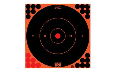 Splatter Shot 12" Orange Bullseye Target by Pro-Shot