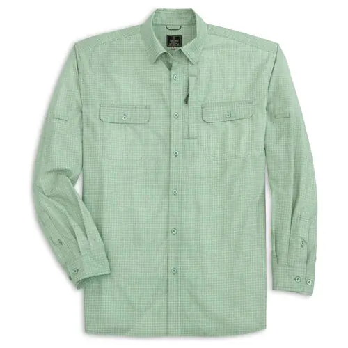 Castaway Long Sleeve Shirt in Bay Green by Heybo