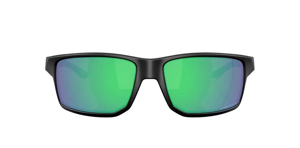 Gibston XL Sunglasses with Matte Black Frames and Prizm Jade Lenses by Oakley
