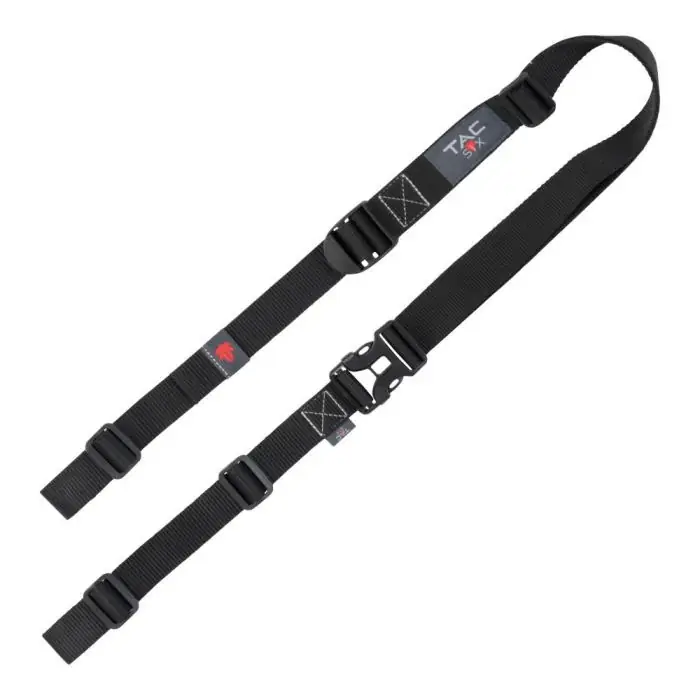 Tac-Six Citadel Double Point Weapon Sling with Ladder Buckles in Black by Allen Company