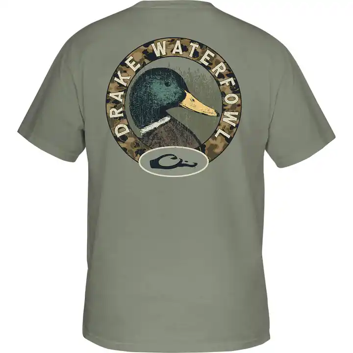 Men‘s Mallard Circle Short Sleeve Graphic Tee Shirt by Drake