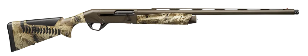 Benelli Super Black Eagle 3 12ga 28" Barrel 3-1/2" Chamber Shotgun in Patriot Brown Cerakote and Optifade Marsh Finish