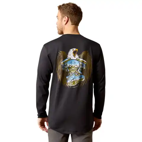 Rebar Workman Eagle Long Sleeve Tee Shirt by Ariat