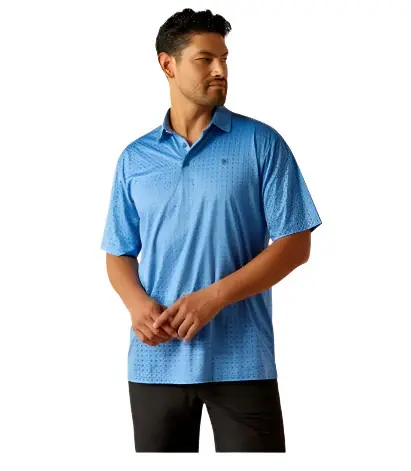 Charger 2.0 Printed Short Sleeve Polo Shirt by Ariat