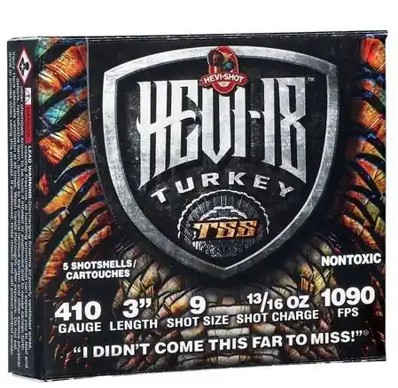 Hevi Shot Hevi-18 1,090 fps 410 Gauge 3" 13/16 oz. 9 Tungsten Shot Shotgun Ammunition