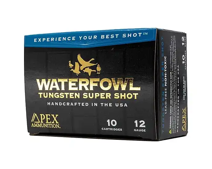 Apex Waterfowl 1,550 fps 12 Gauge 3" 1 oz. 7 Tungsten Super Shot Shotgun Ammunition