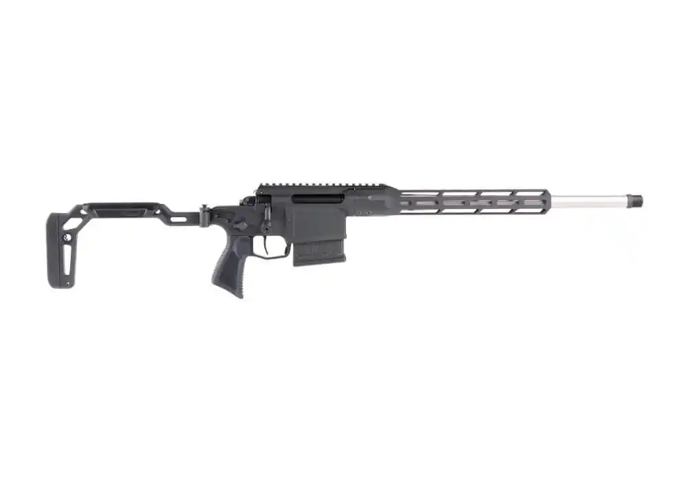 Sig Sauer Cross Trax .243 Win Bolt Action Rifle with 16 Inch Threaded Barrel in Black Folding Stock