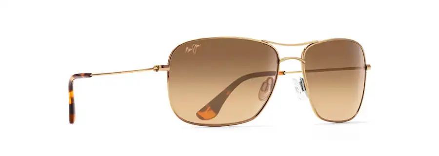 Wiki Wiki Sunglasses With Gold Frame and HCL Bronze Lens by Maui Jim