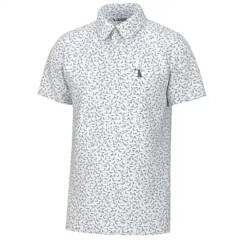 Men‘s Dirty Myrtle Polo Short Sleeve Tee Shirt in Duck Dog by Local Boy Outfitters
