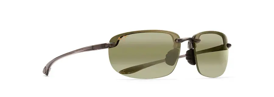 Ho‘Okipa Asian Fit Sunglasses with Translucent Smoke Grey Lens by Maui Jim