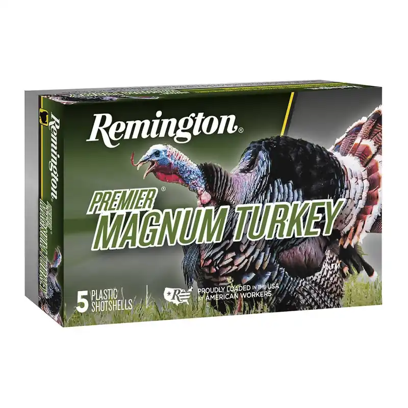 Remington Premier Magnum Turkey 1,175 fps 12 Gauge 3" 2 oz. 5 Lead Shot Shotgun Ammunition