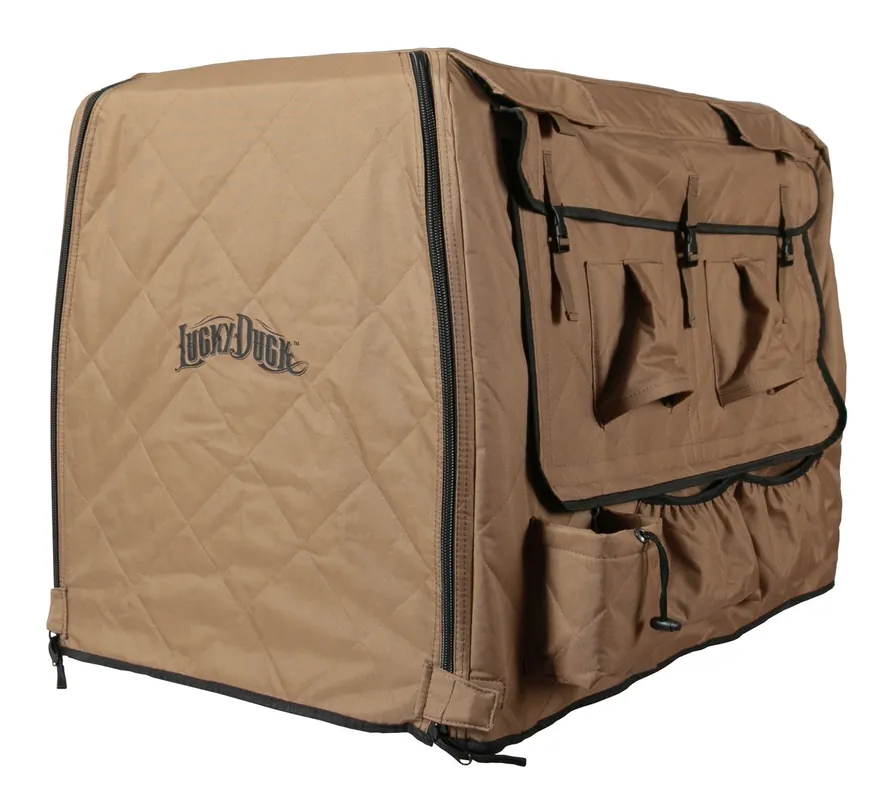Lucky Duck Kennel Cover Intermediate Tan