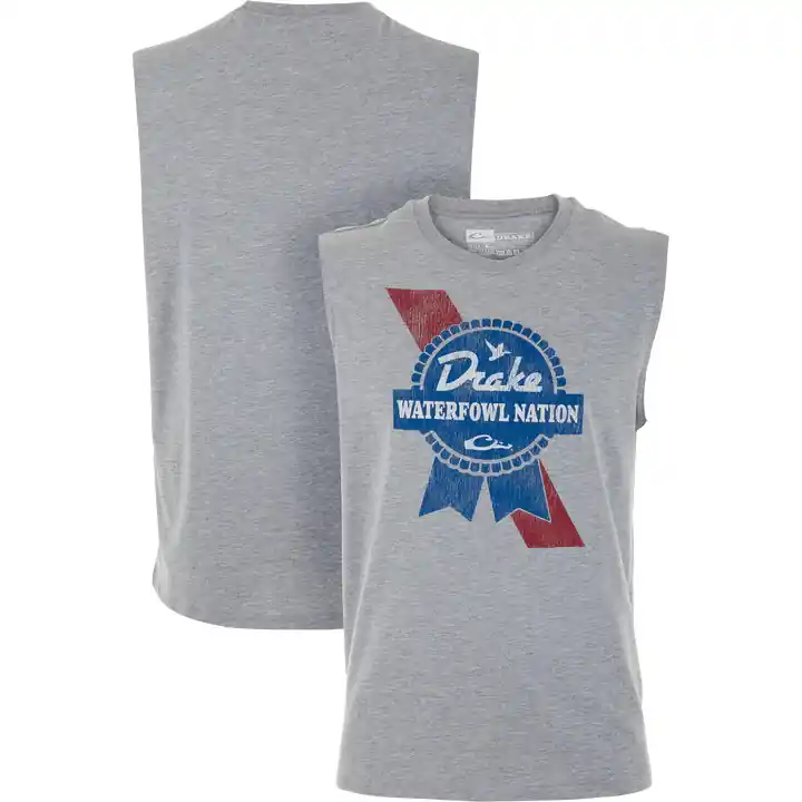 Sleeveless Waterfowl Nation Tee Shirt by Drake
