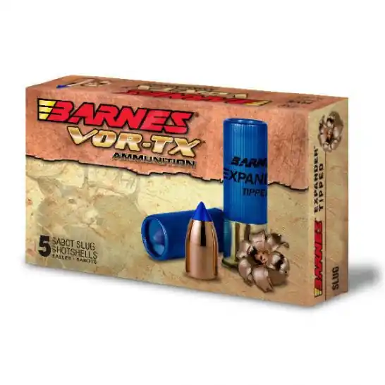 Barnes Vor-Tx 1450fps 12ga 2-3/4" 438gr Expander Tip Slug Shotgun Ammunition