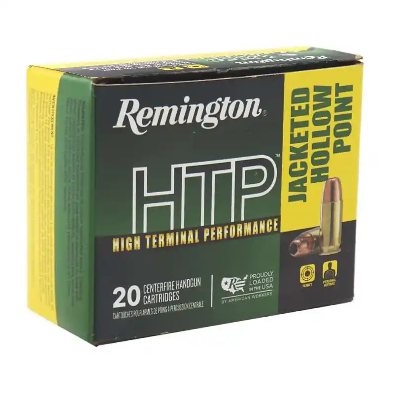 Remington High Terminal Performance 835 fps 45 ACP 230 Grain Jacketed Hollow Point Handgun Ammunition