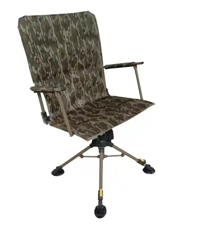 Bottomland Regular Deluxe Swivel Hydraulic Post Chair with Backrest by World Famous Sports