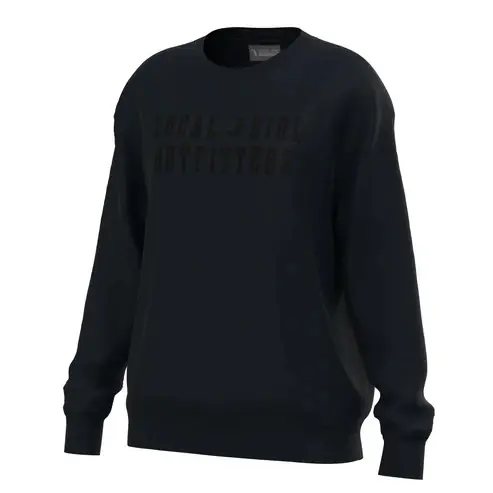 Women‘s Local Gril Moon Cotton Long Sleeve Crewneck Shirt by Local Boy Outfitters