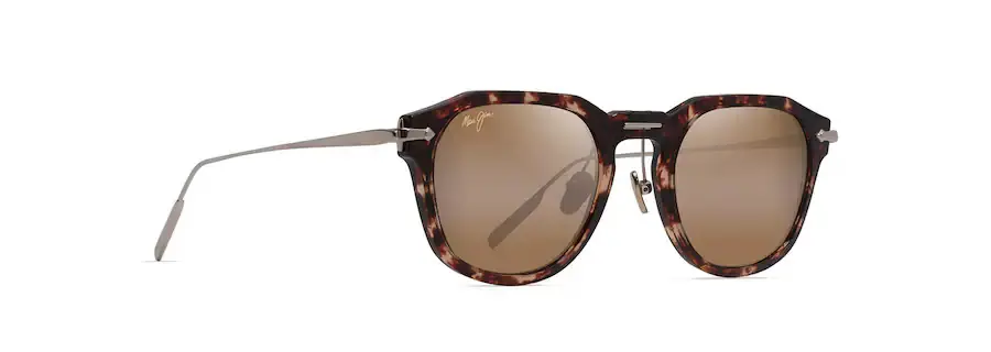 Alika Sunglasses with Tortoise with Gold frame and HCL Bronze Lens By Maui Jim