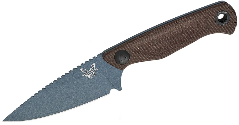 Dacian Brown Canvas Micarta Folding Knife by Benchmade