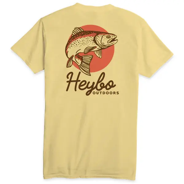 Retro Trout Short Sleeve Tee by Heybo