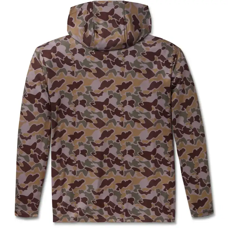Long Sleeve Sun Hoodie in Duck Camo by Lacrosse