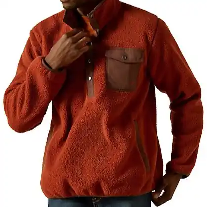 Men‘s Polar Bear Mock Pullover Sweater by Ariat