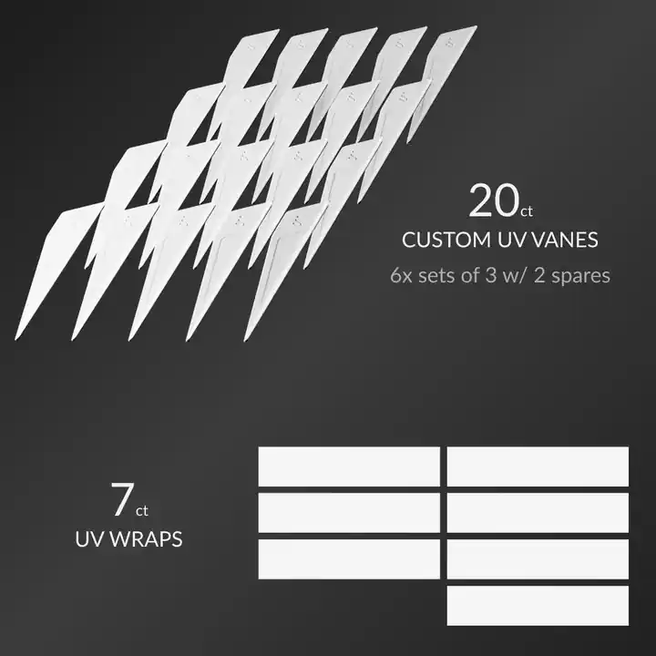 UV 1K Refletch Kit with Vanes and Wraps by UltraView Archery