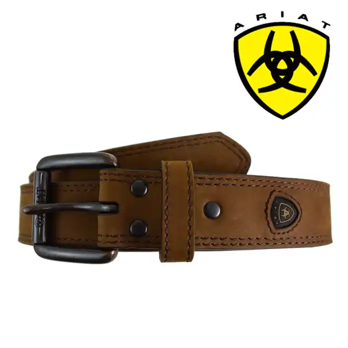 Double Stitched Leather Belt by Ariat