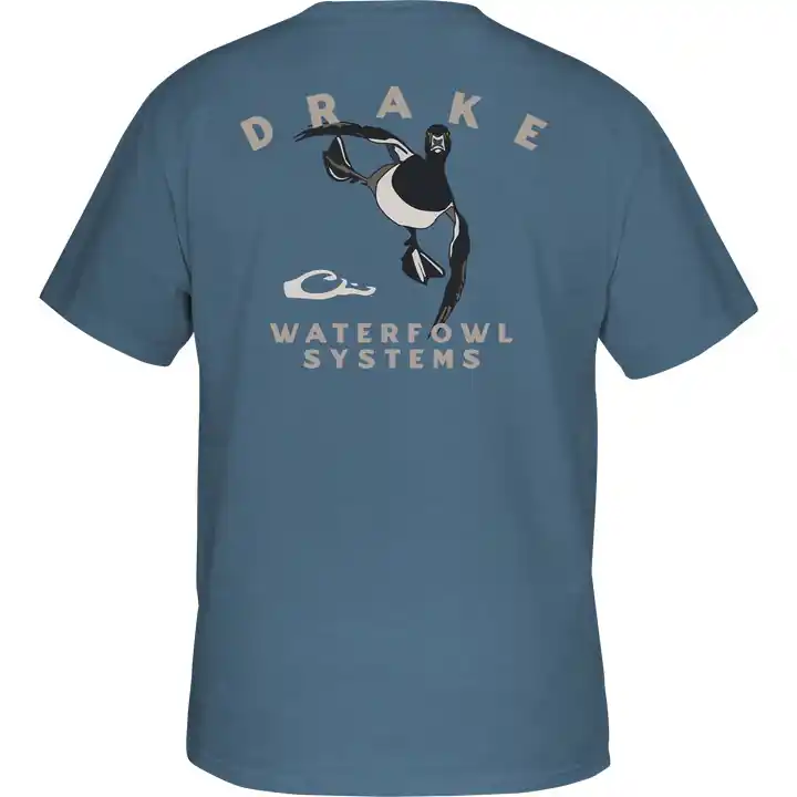 Youth Retro Ringneck Short Sleeve Graphic Tee Shirt by Drake