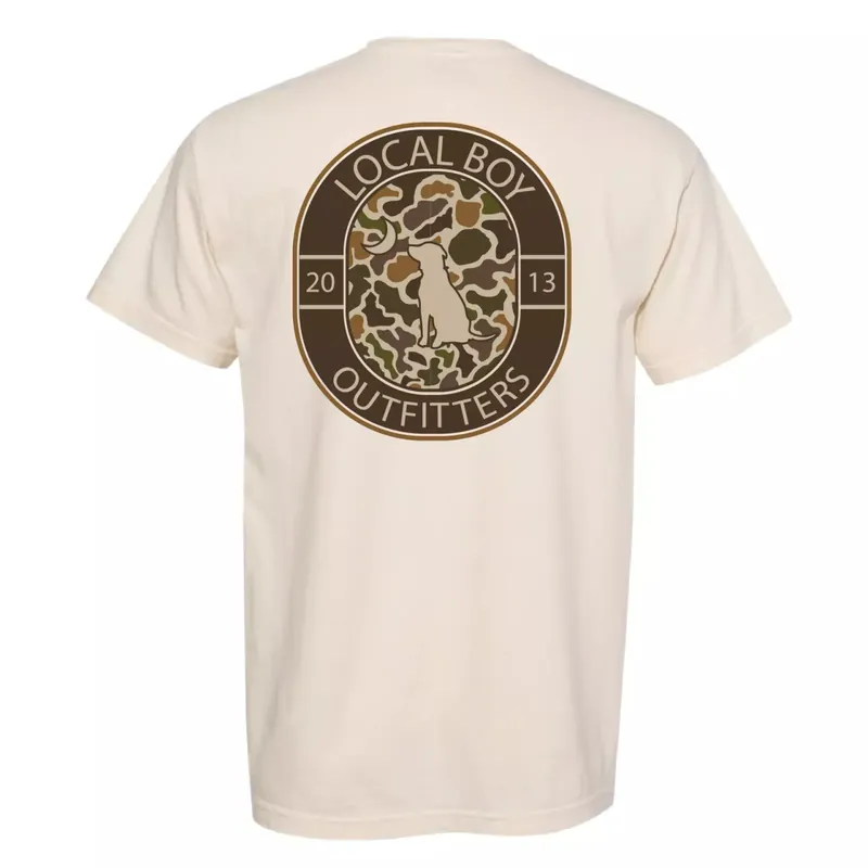Vintage Crest Short Sleeve Tee Shirt by Local Boy Outfitters