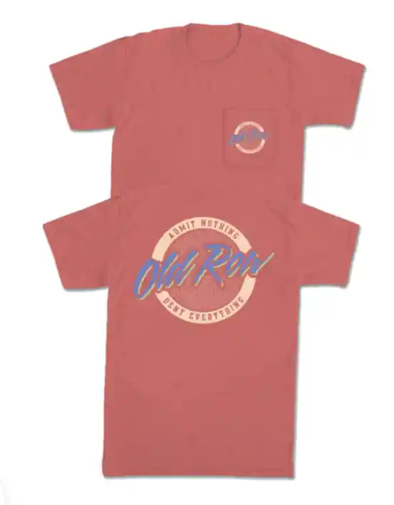 Men‘s Circle Logo Pocket Short Sleeve Graphic Tee Shirt by Old Row