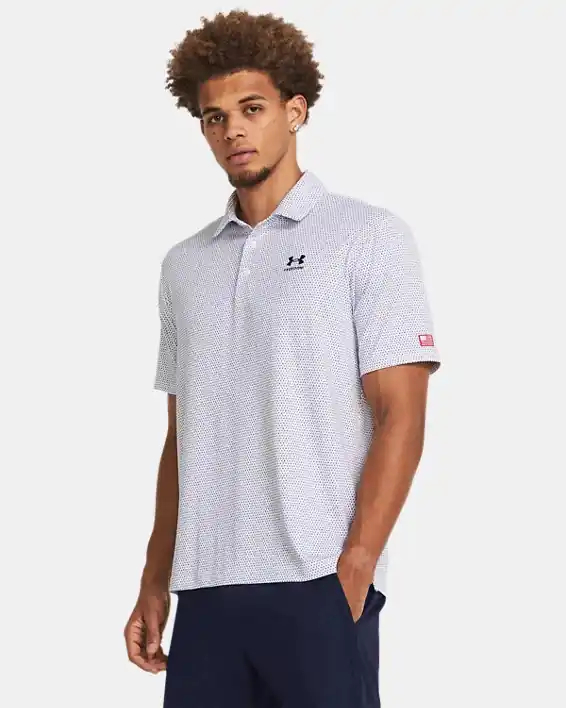 Under Armour Playoff 3.0 Freedom Print Polo