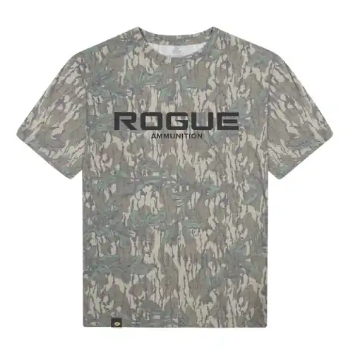 Men‘s Rogue Ammo Logo Washed Out Greenleaf Short Sleeve Tee Shirt by Rolling Thunder