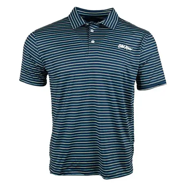 Men‘s Striped Polo Short Sleeve Shirt by Old Row