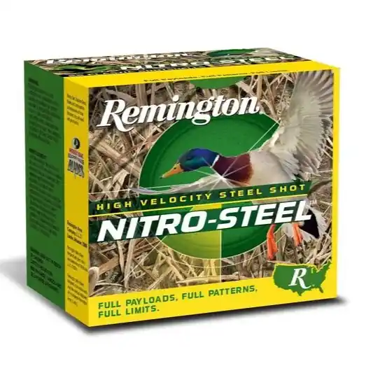 Remington Nitro-Steel 1,400 fps 20 Gauge 3" 1 oz. 4 Steel Shot Shotgun Ammunition
