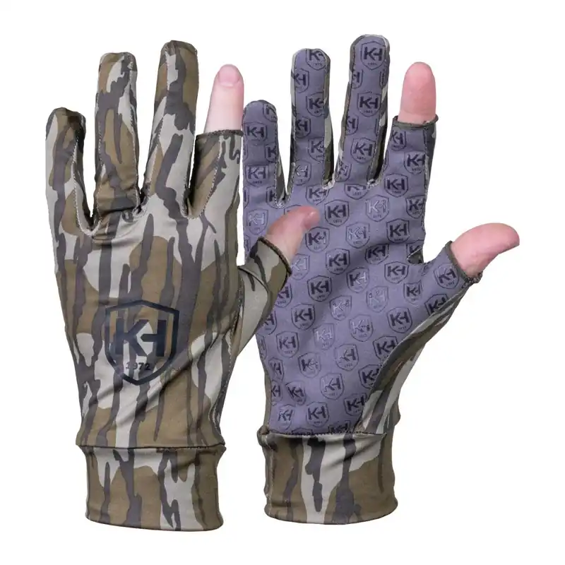 Run N Gun Gloves in Mossy Oak® Original Bottomland® by Knight and Hale