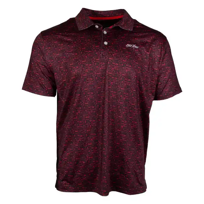 Tailgate Polo in Crimson by Old Row