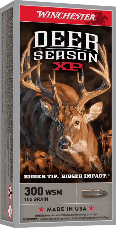 Winchester Deer Season XP 3,260 fps 300 Short Magnum 150 Grain Extreme Point Polymer Tip Rifle Ammunition