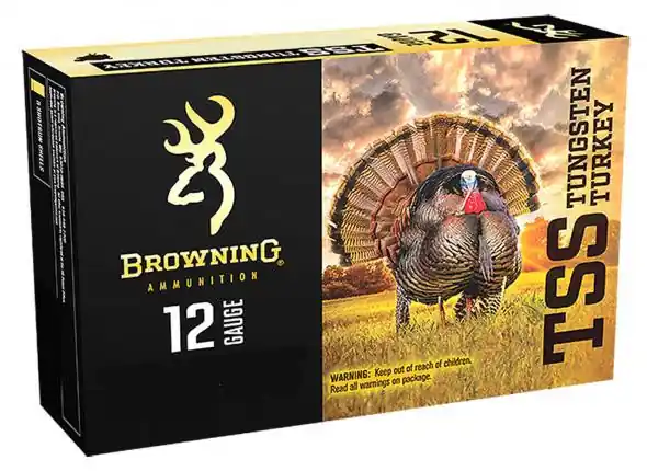 Browning Ammo TSS Tungsten 1200fps 12 Gauge 3-1/2" 2-1/4oz 7 Shot Shotgun Ammunition