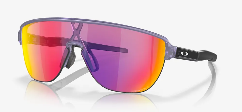 Corridor Sunglasses- Prizm Road Lenses, Matte Transparent Lilac Frame by Oakley