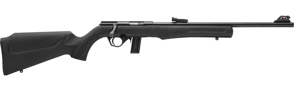 RB 22 22lr Bolt Action Rifle 10 Round Mag with 18 Inch Barrel in Black Synthetic Stock by Rossi