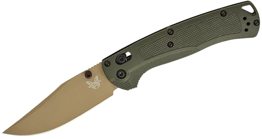 Taggedout Deep Olive Grivory AXIS Folding Knife by Benchmade