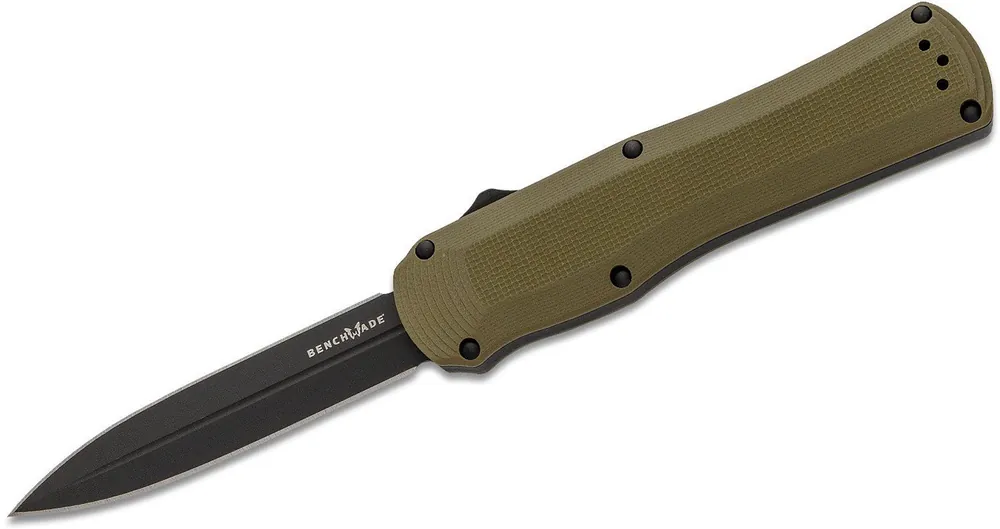 Autocrat Double Edge Dagger Blade in OD Green with a G10 Handle by Benchmade
